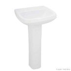 Coluna para lavatório City branca Celite