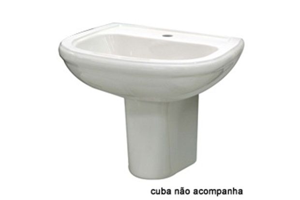 Coluna para Lavatório Suspenso Sabatini Branca Ic51