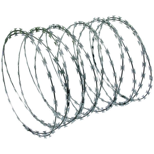 Concertina Rolo Perimetral Clipado 45cmx5m Calha Forte