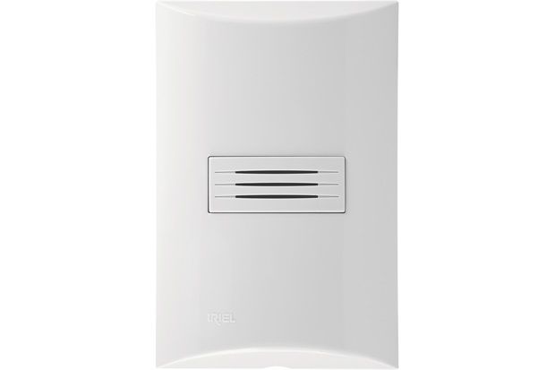 Conjunto 1 Cigarra com Placa 4x2 Brava Branco