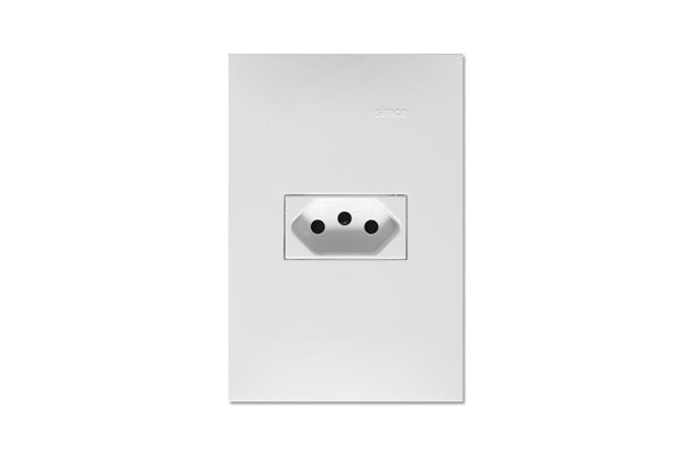 Conjunto 1 Tomada 2p T Padrão Brasileiro 20a 250v 4x2