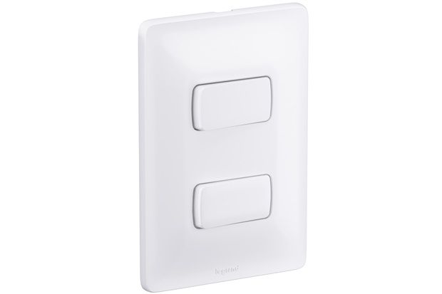 Conjunto de 1 Interruptor Simples E 1 Interruptor Paralelo Zeffia 4x2 10a 250v