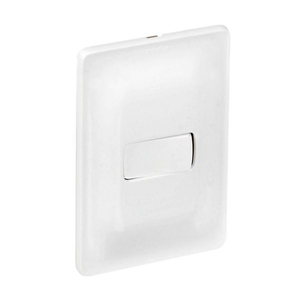 Conjunto de Interruptor Simples 10A Branco Zeffia Pial Legrand