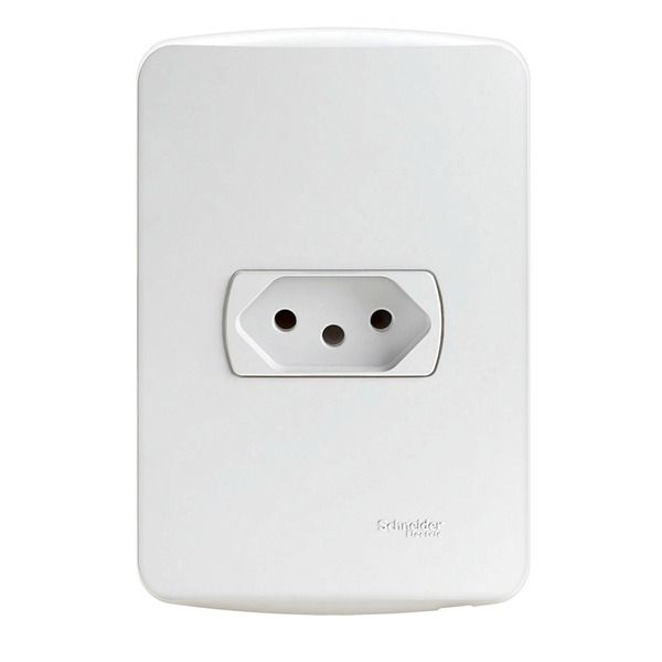 Conjunto de Tomada Energia 20A Branco Miluz Schneider