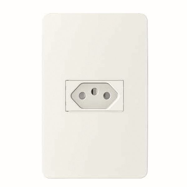 Conjunto de Tomada Energia 10A Branco Orion Schneider