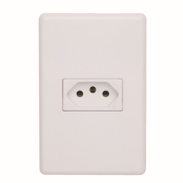 Conjunto de Tomada Energia 20A Branco Stella Steck