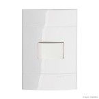 Conjunto montado de interruptor simples 10A com placa Decor Schneider