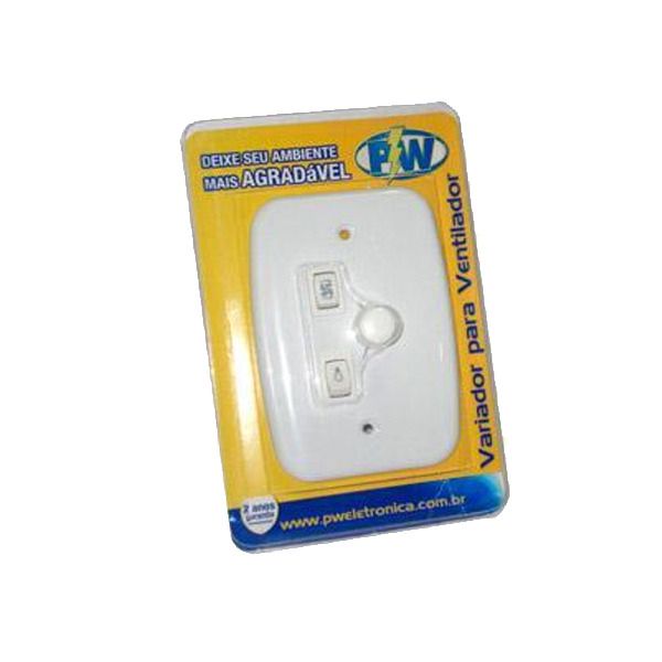 Controle Remoto para Ventilador 127V com Tomada 4x2 PW Eletronica