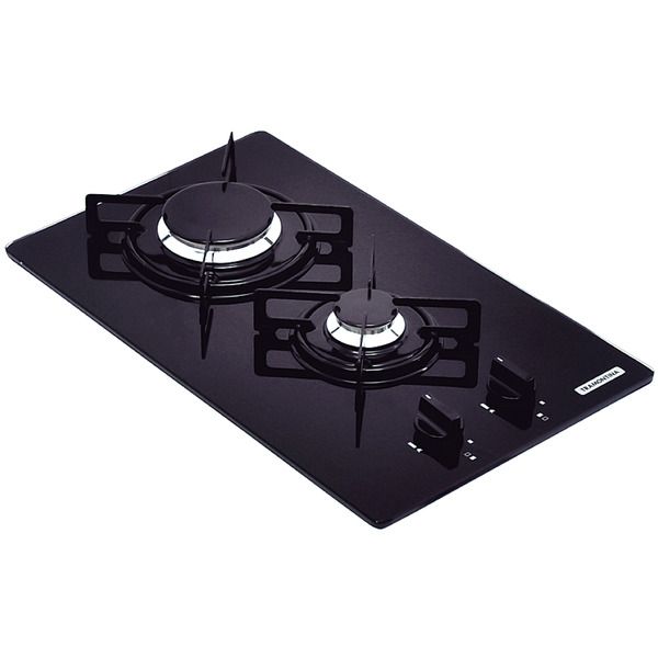 Cooktop Gás GLP Bivolt 2 Bocas Tramontina Preto 94702/201