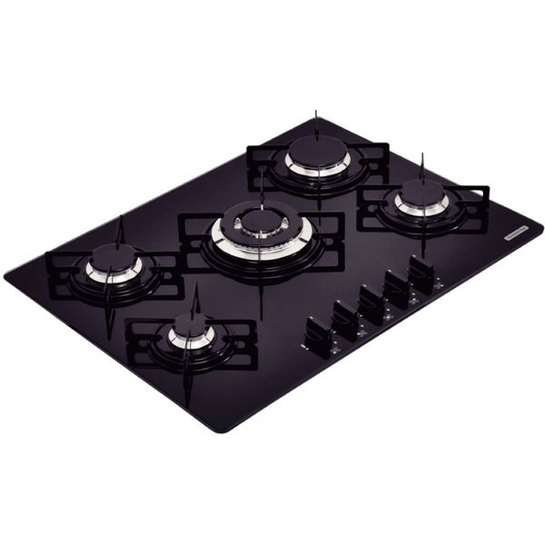 Cooktop Gás GLP Bivolt 5 Bocas Tramontina Preto 94708/201