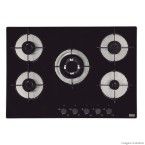 Cooktop Glass 70 GTC 5 bocas vidro preto 12751 Franke