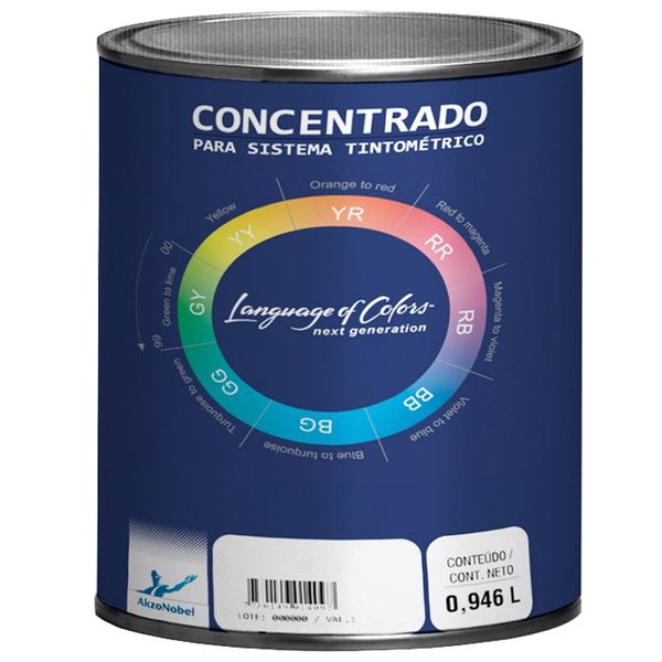 Corante Pigmentação de Bases de Tintas Amarelo B 0,946L Coral