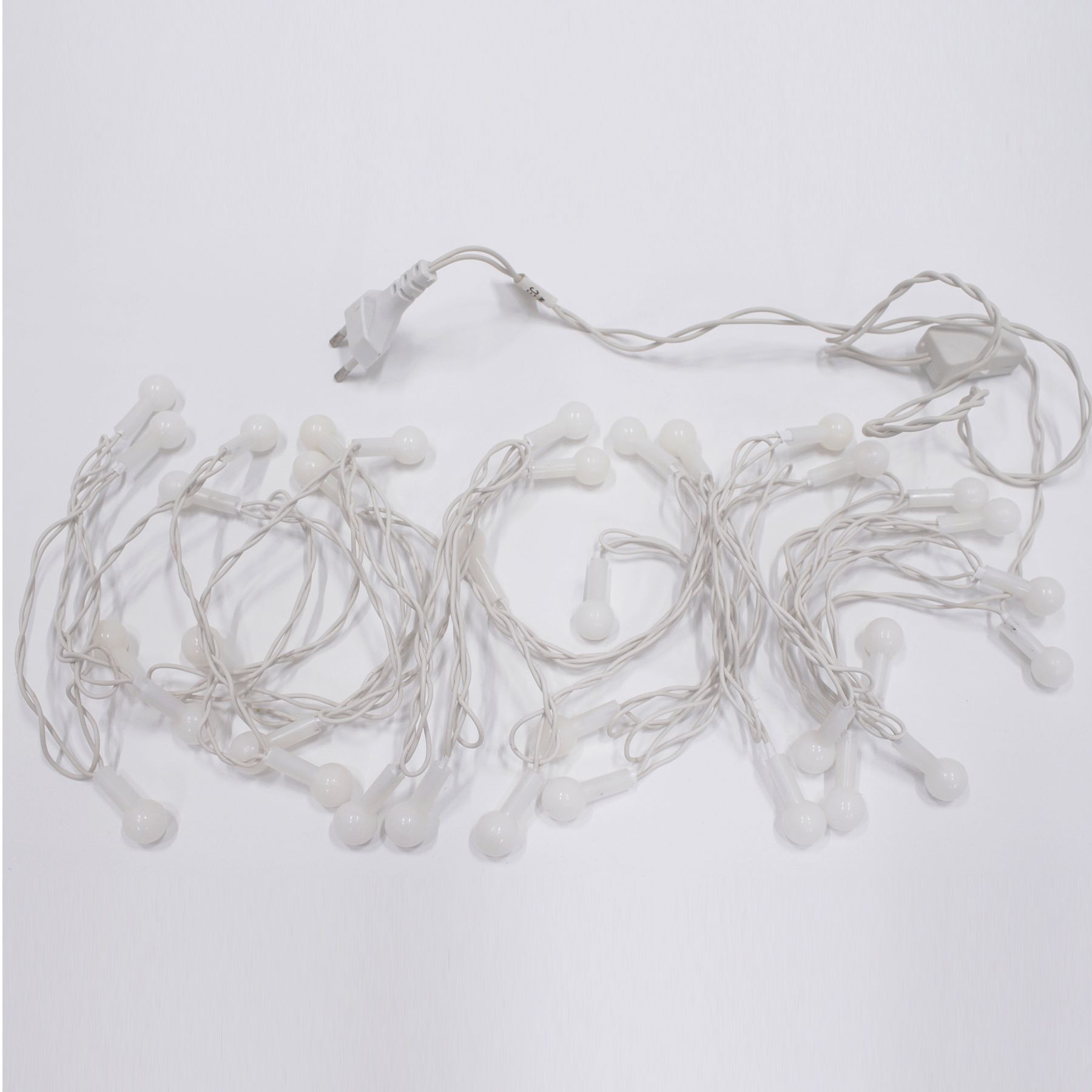 Cordão de Luz LED Taschibra Plástico Branco 35 LEDs 110V (127V)