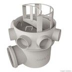 Corpo para caixa sifonada Girafácil 17,5x17,5cm Tigre