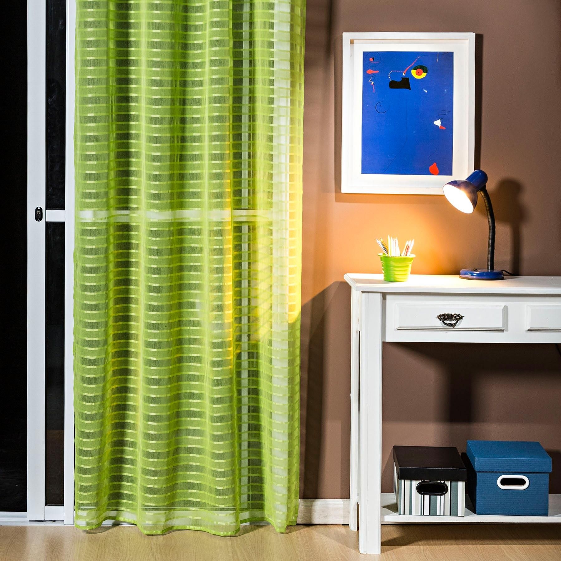 Cortina Fine Verde 1,40x2,60m