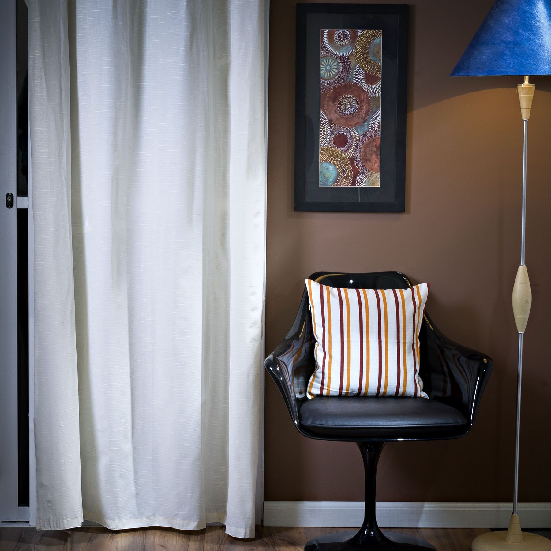 Cortina Flamê Cru 5,60x2,60m