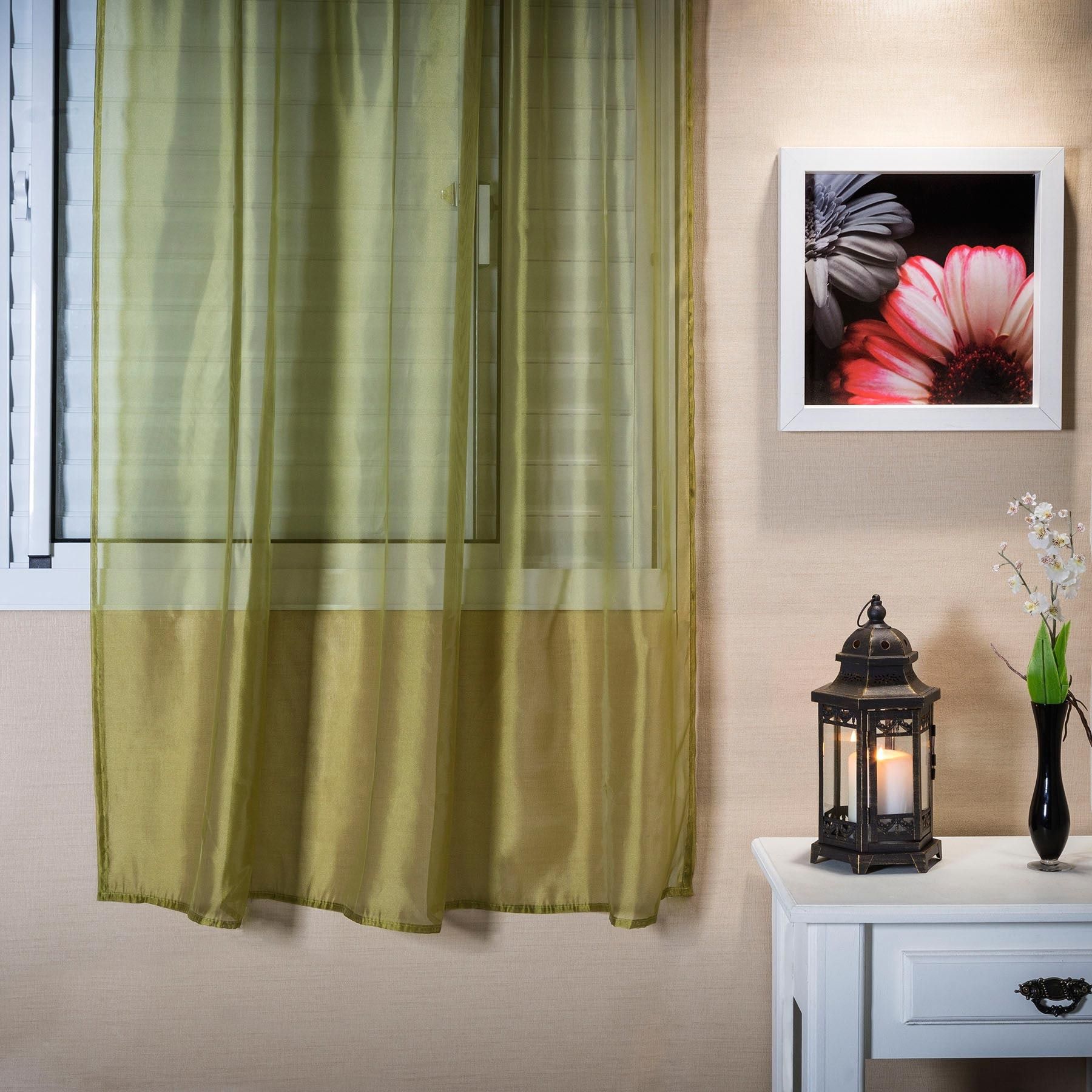 Cortina Indie Verde 1,40x1,80m