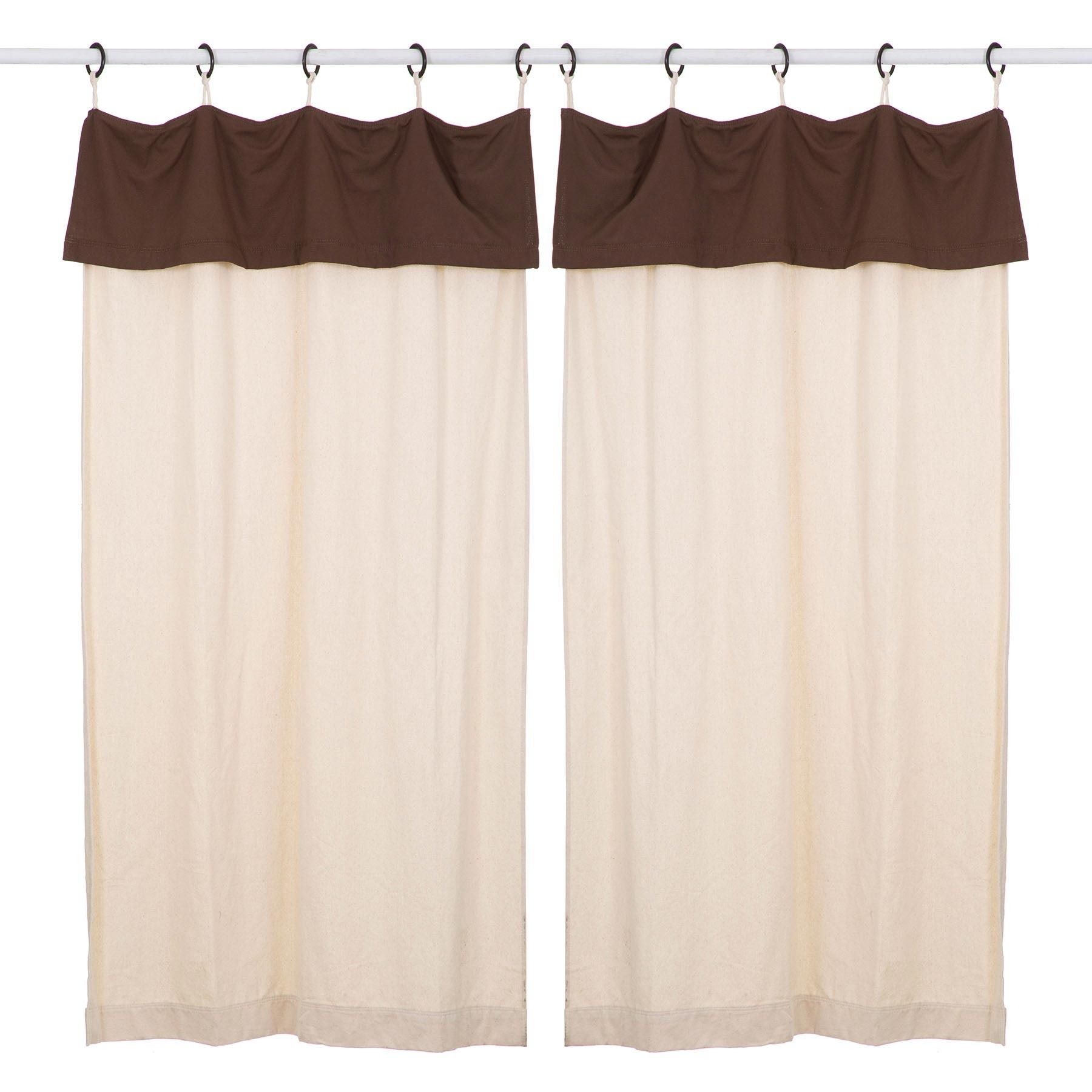 Cortina Jasmim Tabaco 2,00x1,80m