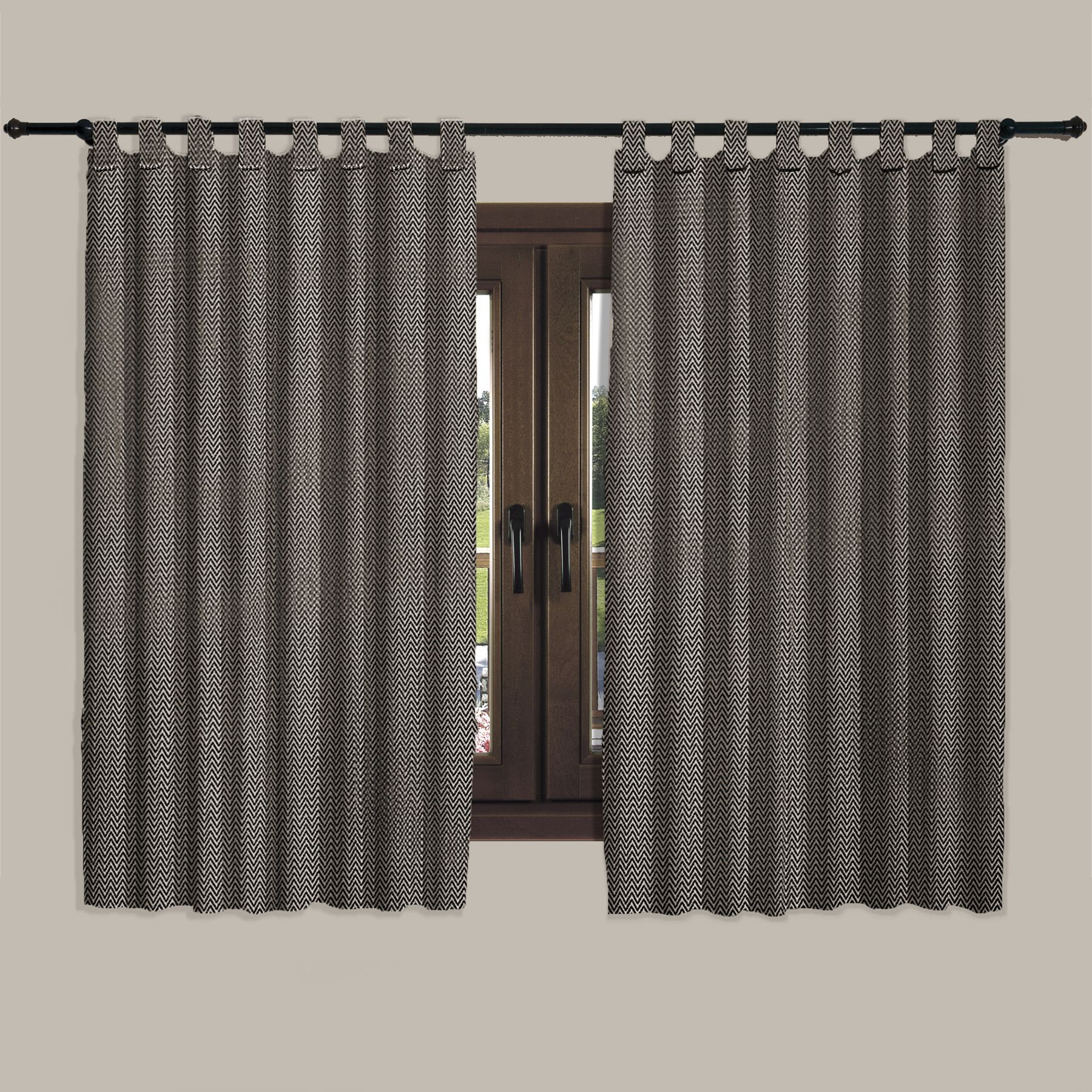 Cortina Missoni Mescla Tabaco 2,00x1,80m