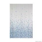 Cortina para box de poliéster 180x198cm Pastilha azul Komlog