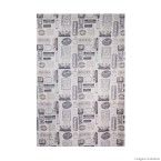 Cortina para box de poliéster 180x198cm Pente preto Komlog