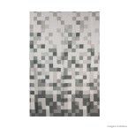 Cortina para box de poliéster 180x198cm Pixel cinza Komlog