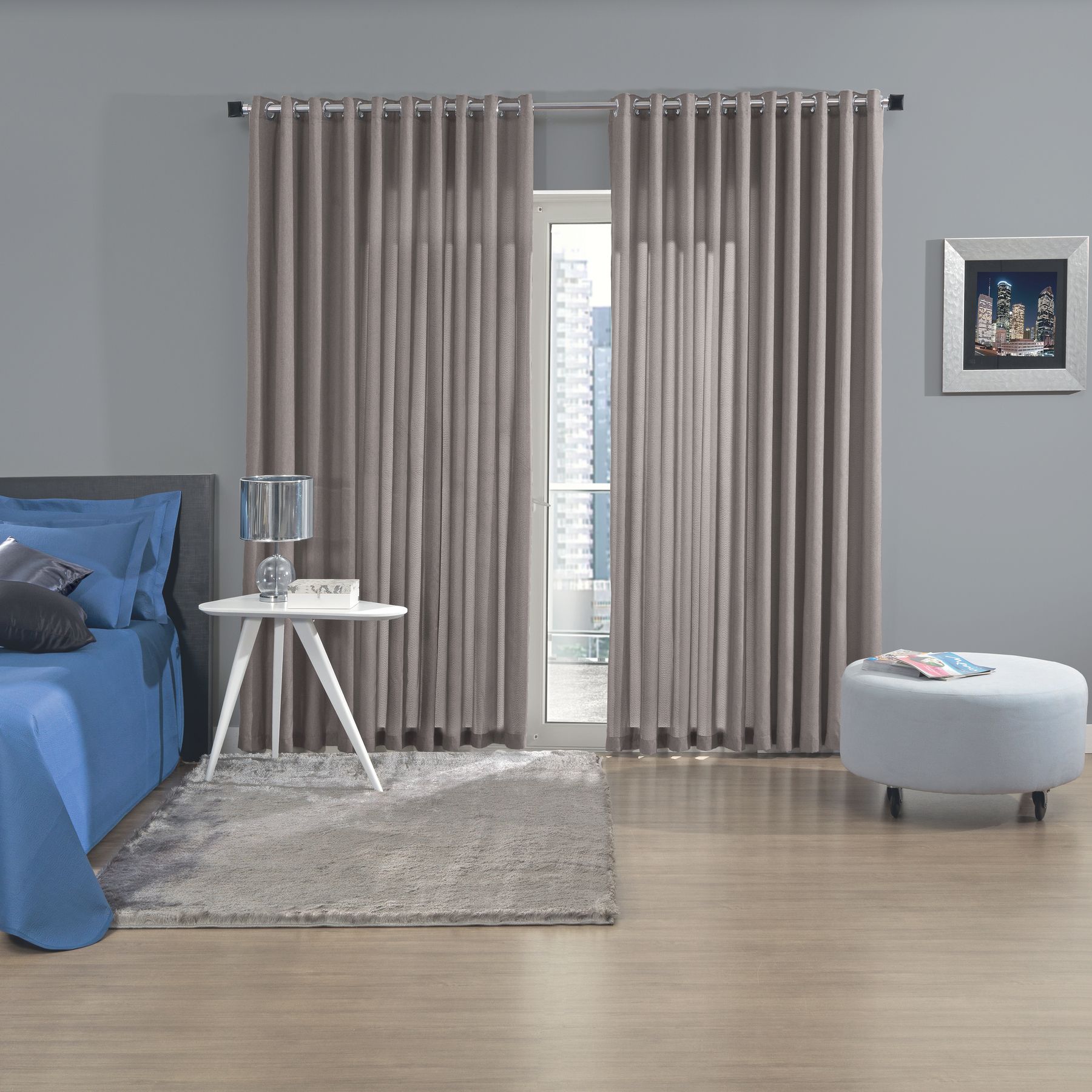 Cortina Pratika Uni Blend Nude 2,00x1,80m