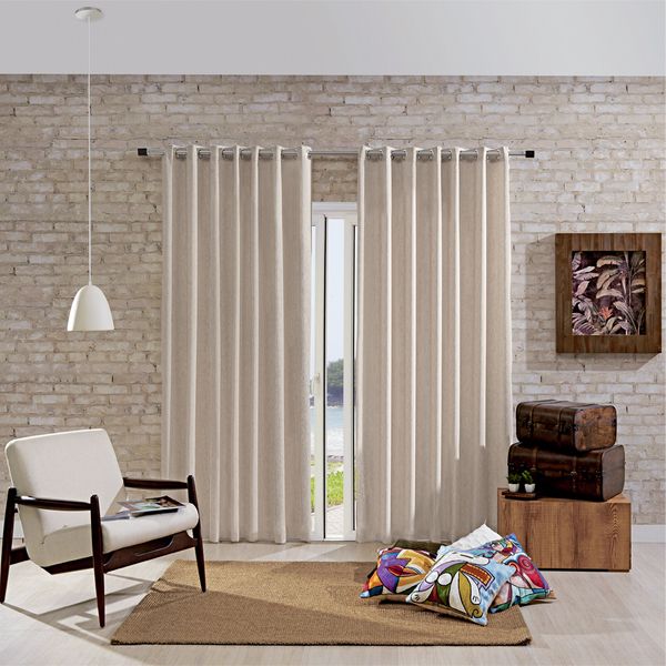 Cortina Pratika Uni New Spazio Cru 2,00x1,80m