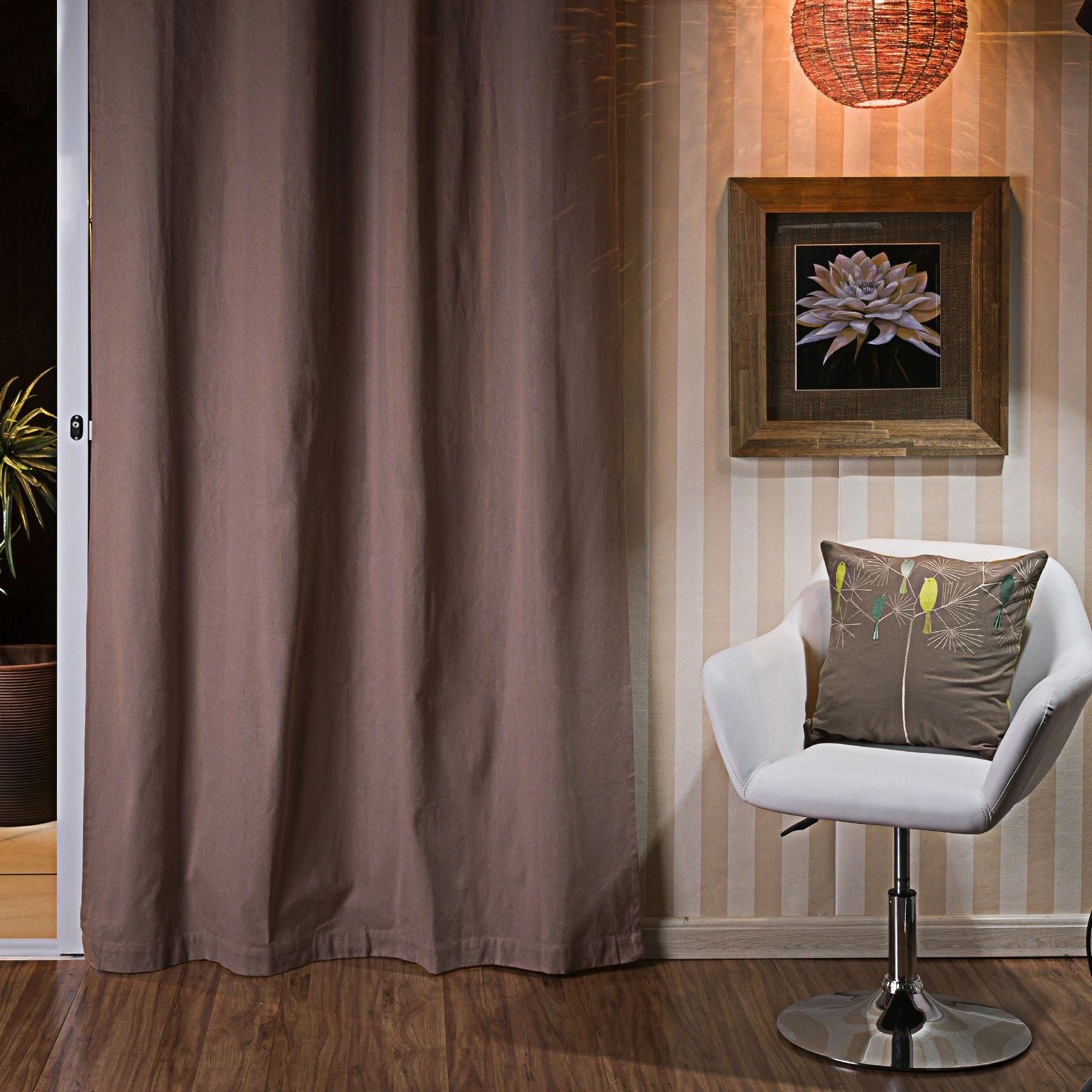 Cortina Weave Bege 1,40x2,60m