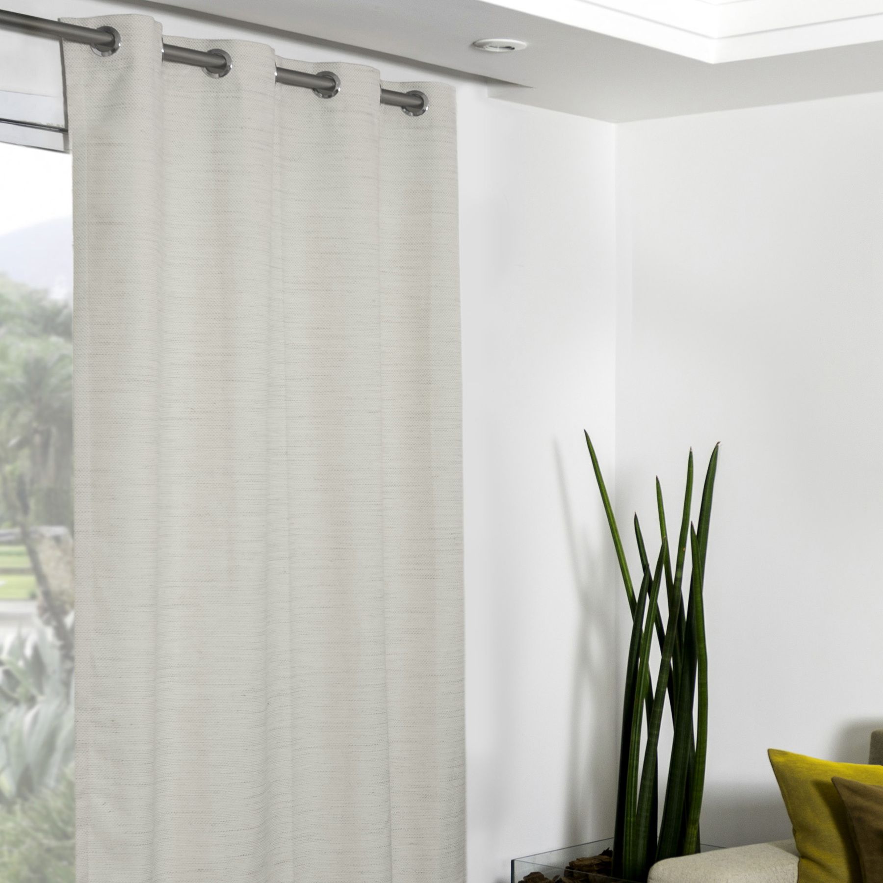 Cortina Weave Gelo 1,30x2,60m