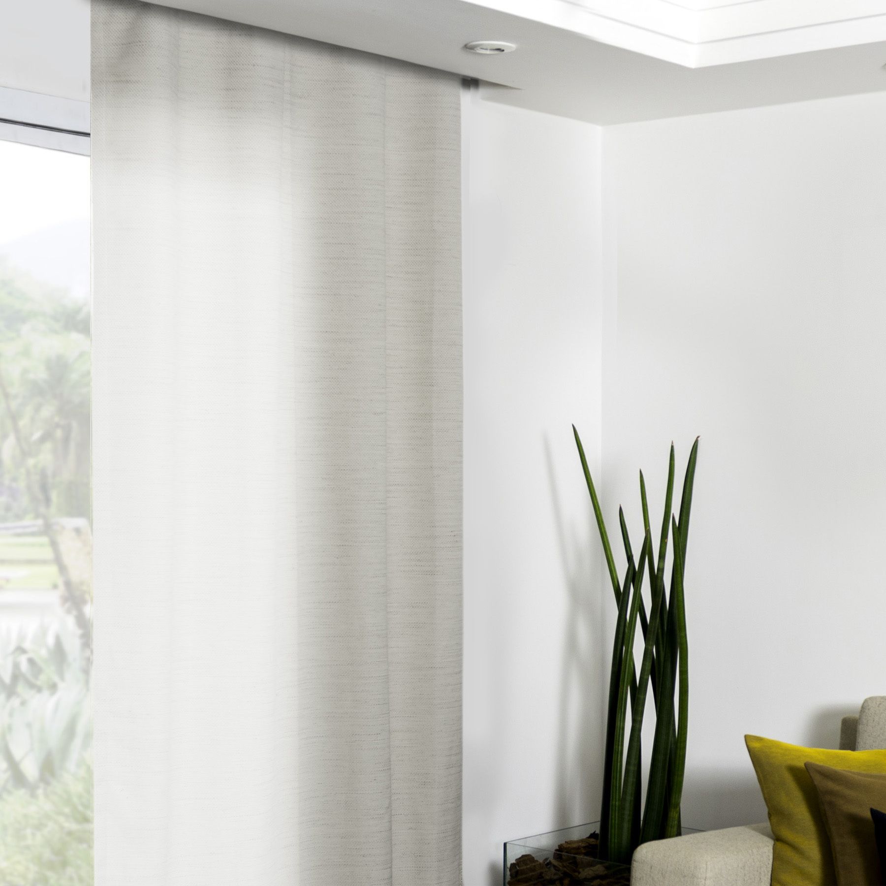 Cortina Weave Gelo 1,35x2,80m