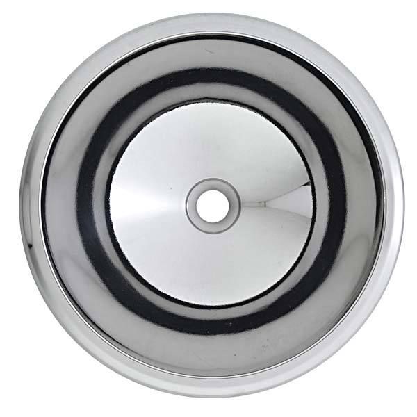 Cuba de Apoio Inox Redonda Cinza 30x30x11cm Lavabo Belta Franke