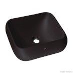 Cuba de apoio quadrada 37x37cm preta Icasa