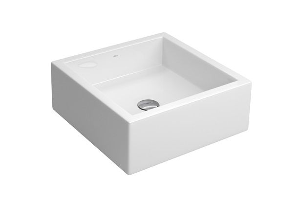 Cuba de Apoio Quadrada Branco Gelo