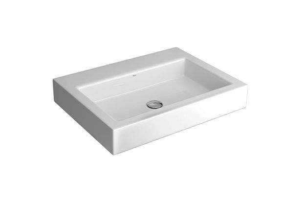 Cuba de Apoio Retangular Branca 60x45cm