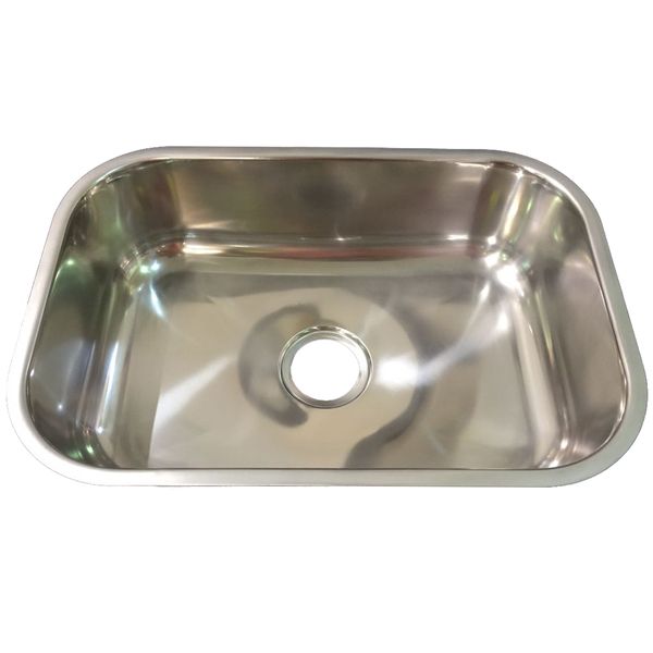 Cuba de Cozinha Simples Inox Brilhante 12x33x49cm Importado