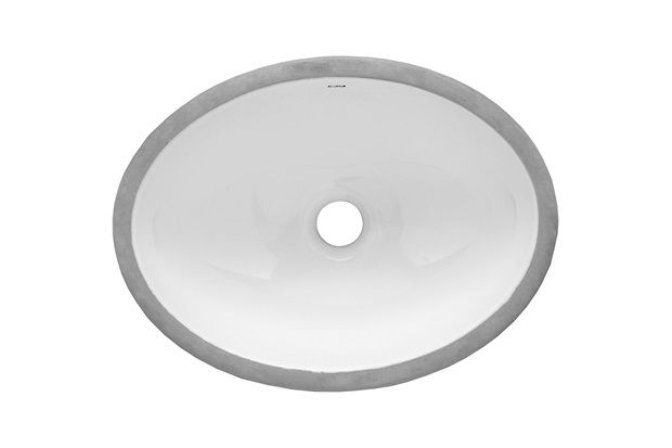 Cuba de Embutir Oval 40x30cm Branco Il6500