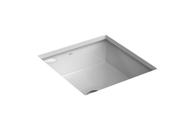 Cuba de Embutir Quadrada Branca 41x41cm