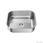 Cuba de inox para embutir Premium N31C 40x35x17cm sem ladrão Ghelplus