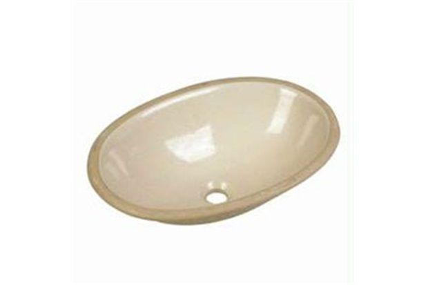 Cuba Oval de Embutir 49x36cm Areia Il6-02