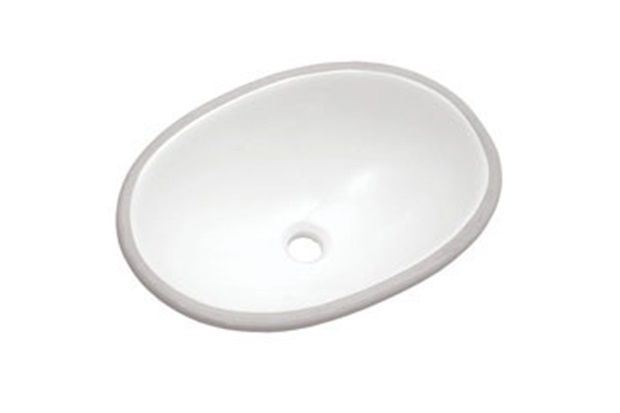 Cuba Oval de Embutir 49x36cm Branca Il6-00