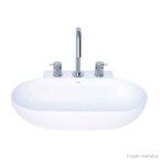 Cuba para banheiro de apoio 55x37cm L105 gelo Deca