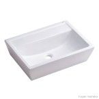 Cuba para banheiro de apoio Provare Série Sensazioni branca Incepa