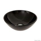 Cuba para banheiro de apoio redonda 35cm L155 ébano Deca