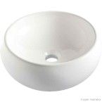 Cuba para banheiro de apoio redonda 40cm branca Icasa