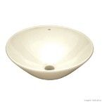 Cuba para banheiro de apoio redonda Ica1 38cm palha Icasa