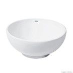 Cuba para banheiro de apoio redonda L460 30cm sem anel branca Deca