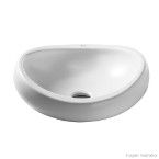 Cuba para banheiro de apoio retangular Urbi branca Roca