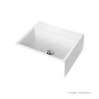 Cuba para banheiro de apoio Satual Quadra Deck branca Alterna