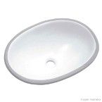 Cuba para banheiro de embutir oval branca Icasa